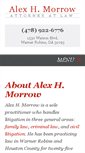 Mobile Screenshot of alexhmorrow.com